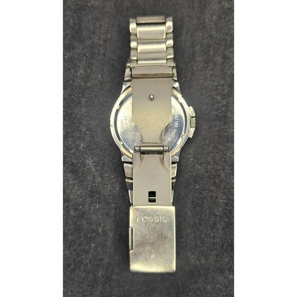 FOSSIL Arkitekt FS 4125 Men's Analog WristWATCH Calendar Stainless Steel As Is - Picture 5 of 8